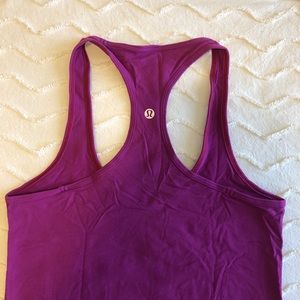 Lululemon Purple Racerback Tank Top